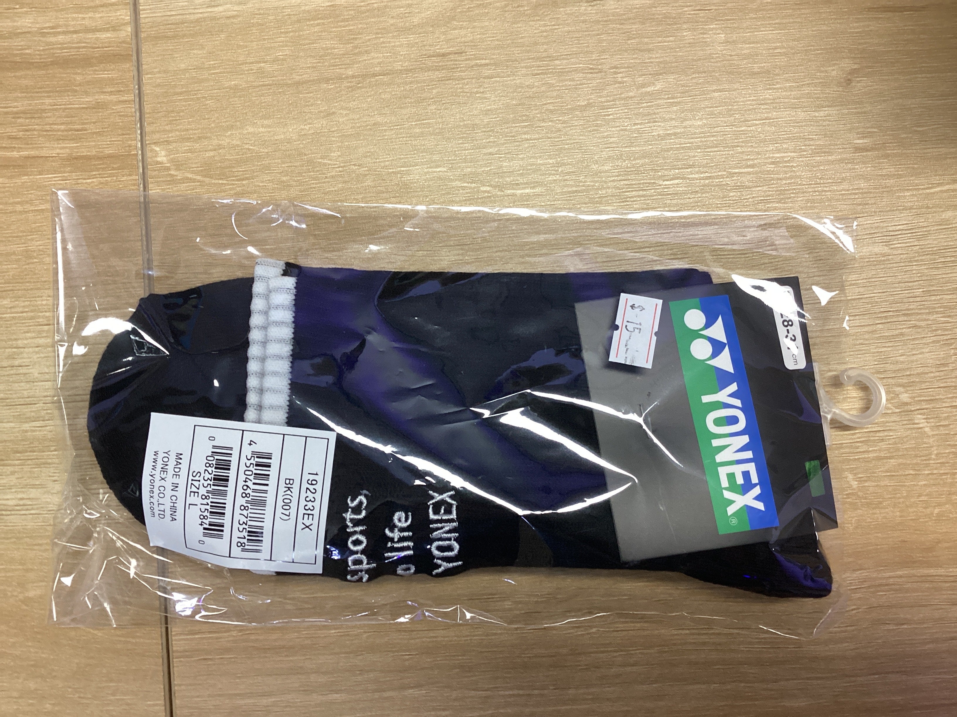 Yonex 19233EX Black Crew Socks