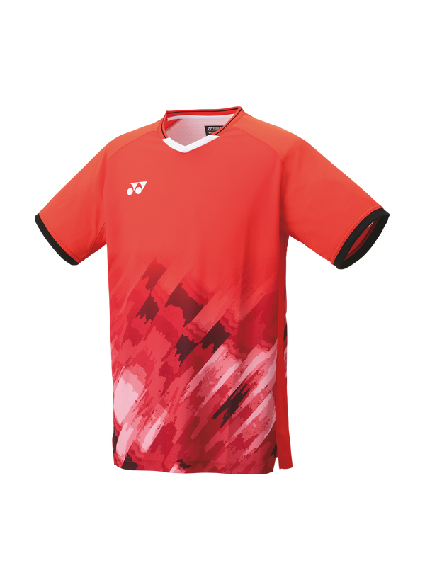 Yonex 10581EX Flash Orange Tournament Men’s Crew Neck Shirt