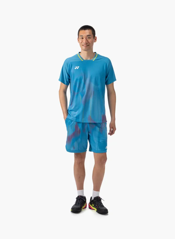 Yonex 10735YX Mens Crew Neck Japan National Tournament Shirt (Made in Japan)