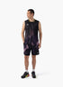 Yonex 10736YX Mens Sleeveless China National Tournament Top Black (Made in Japan)