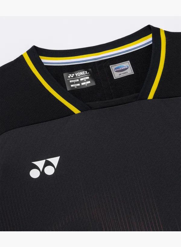 Yonex 10736YX Mens Sleeveless China National Tournament Top Black (Made in Japan)