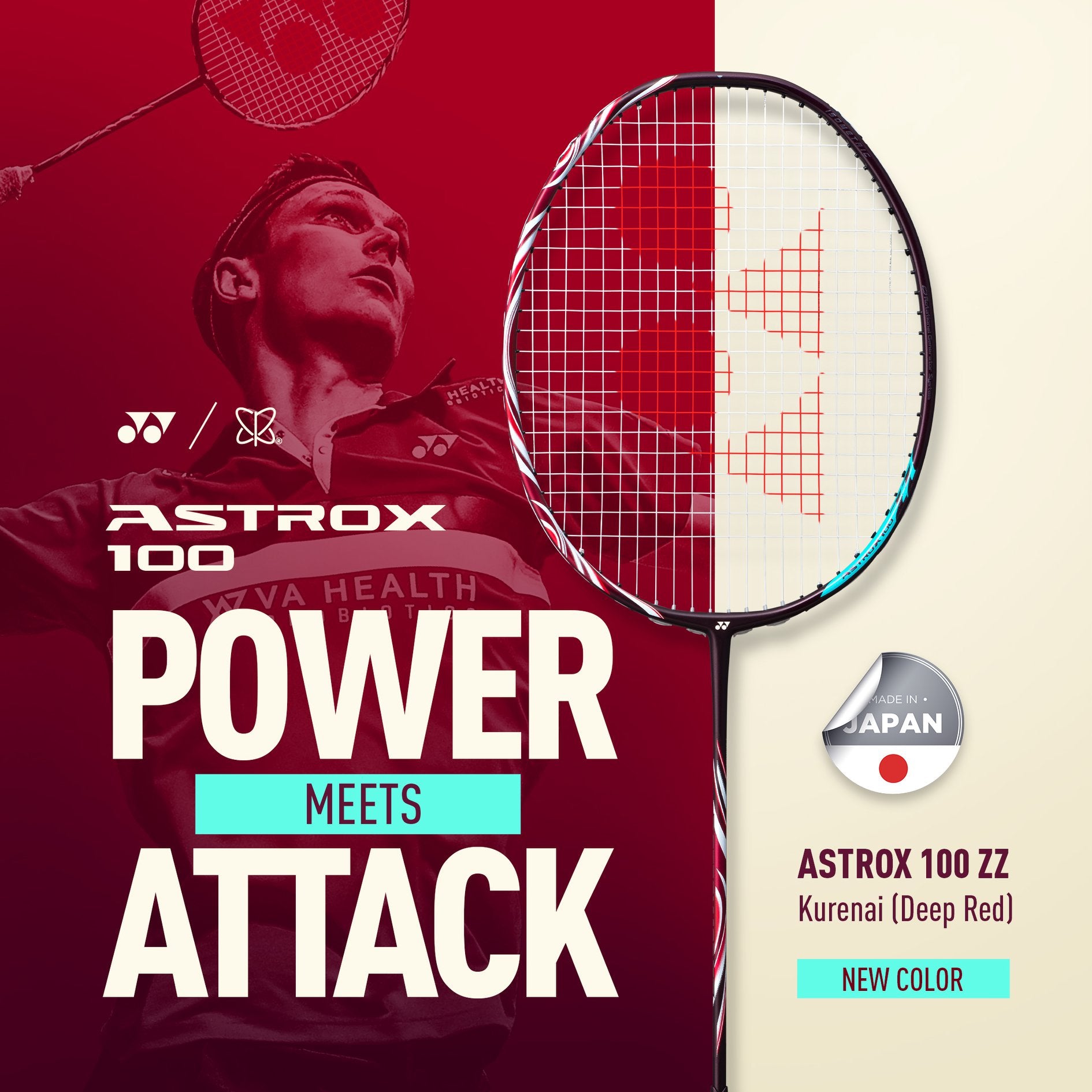 Yonex Astrox 100ZZ Kurenai 3U5G 88gram Badminton Racquet (Frame)