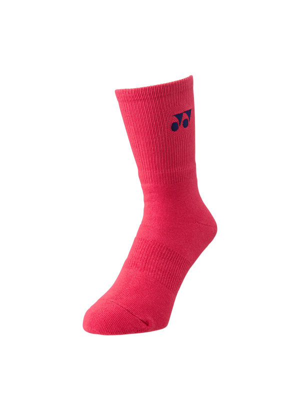 Yonex 19120YX Geranium Pink Crew Socks (Made in Japan)