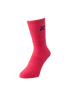 Yonex 19120YX Geranium Pink Crew Socks (Made in Japan)