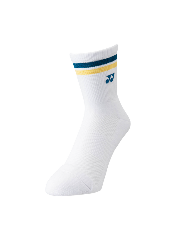 Yonex 19194YX Soft Yellow Crew Socks (Made in Japan)