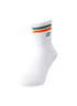 Yonex 19194YX Bright Orange Crew Socks (Made in Japan)