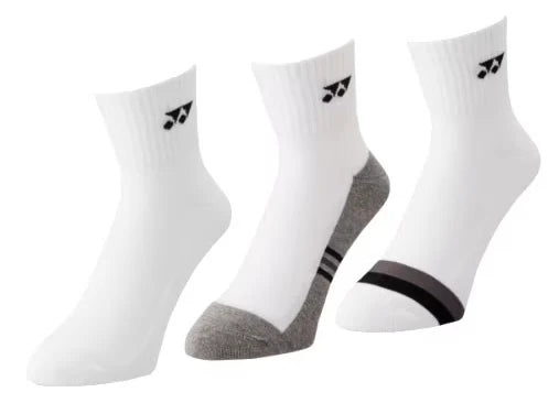 Yonex 19234EX Quarter Sport Socks (3 Pairs)