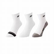 Yonex 19234JEX Quarter Junior Sport Socks (3 Pairs)