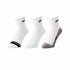Yonex 19234JEX Quarter Junior Sport Socks (3 Pairs)