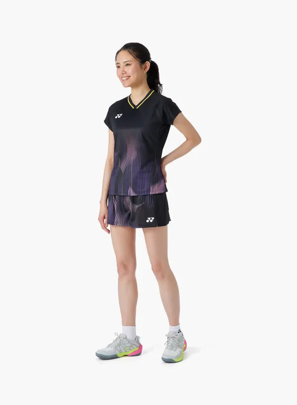Yonex 20966YX Womens Crew Neck China National Tournament Badminton Shirt (Made in Japan)
