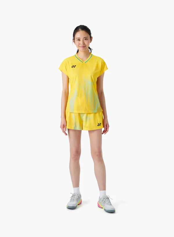 Yonex 20966YX Womens Crew Neck China National Tournament Badminton Shirt (Made in Japan)