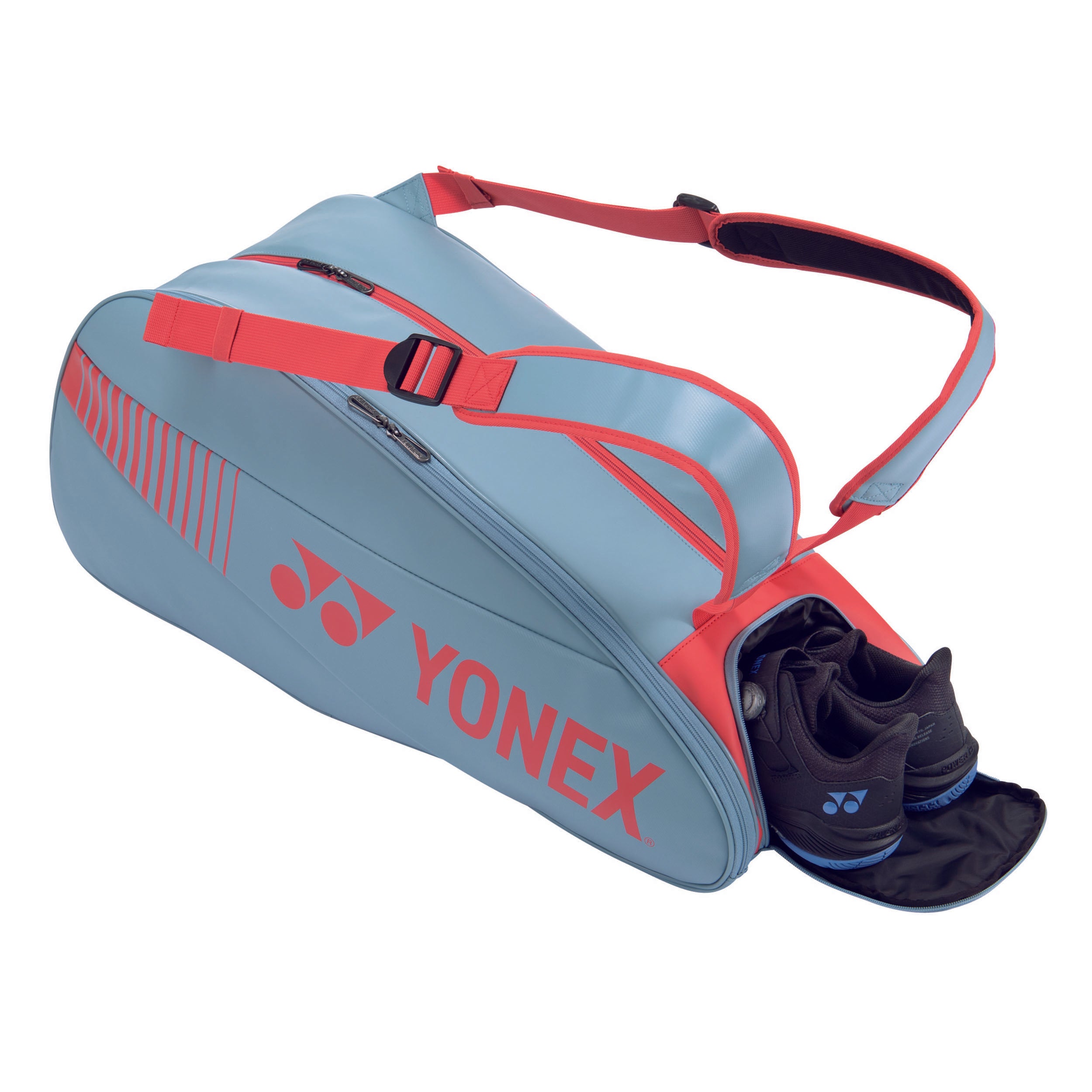 Yonex BA82426EX Active Racquet Bag 6pcs-Blue/Grey