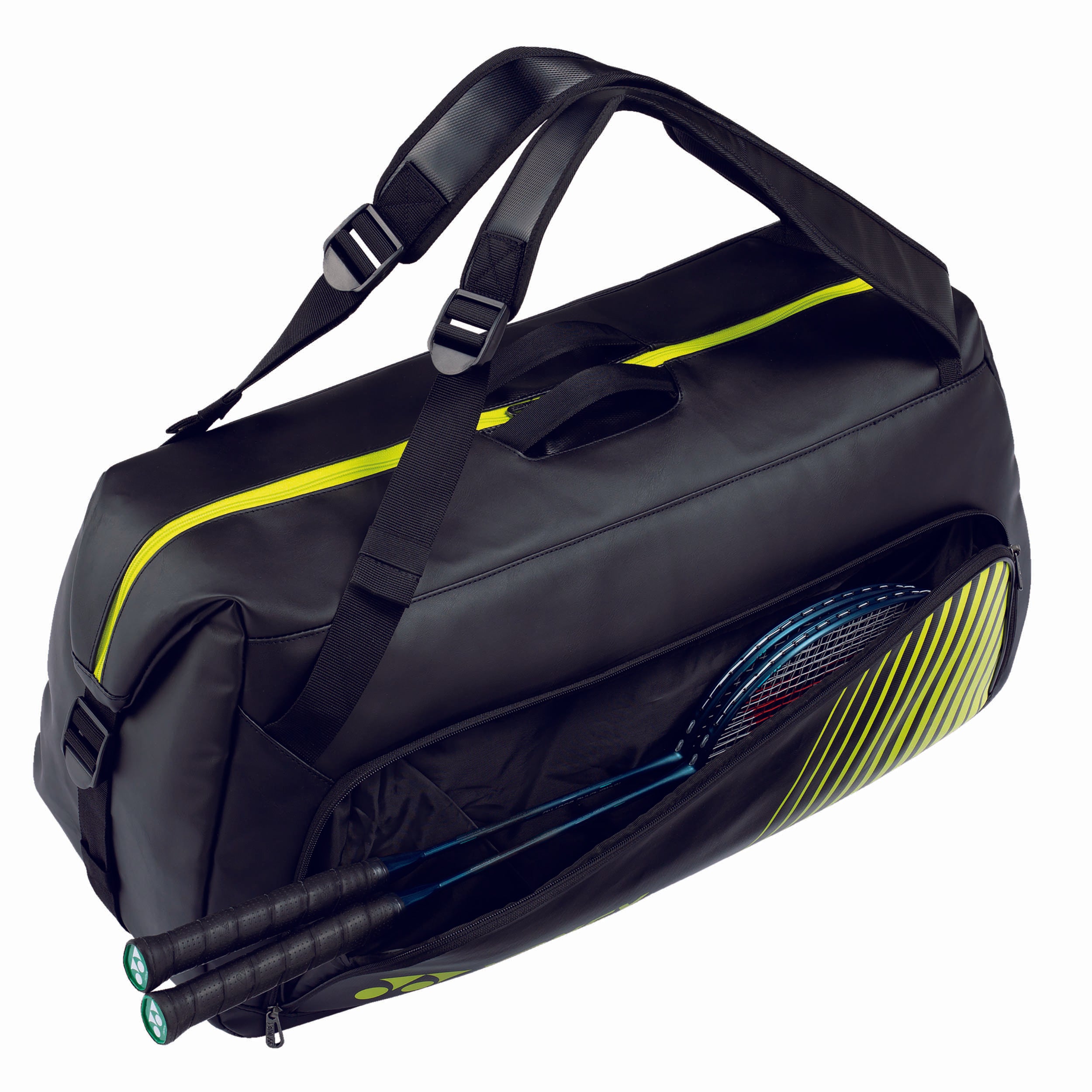 Yonex BA82436EX Active Duffel Bag-Black/Lime Green