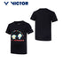 Victor × Ultraman T-504UTM C Black Men's Training T-Shirt