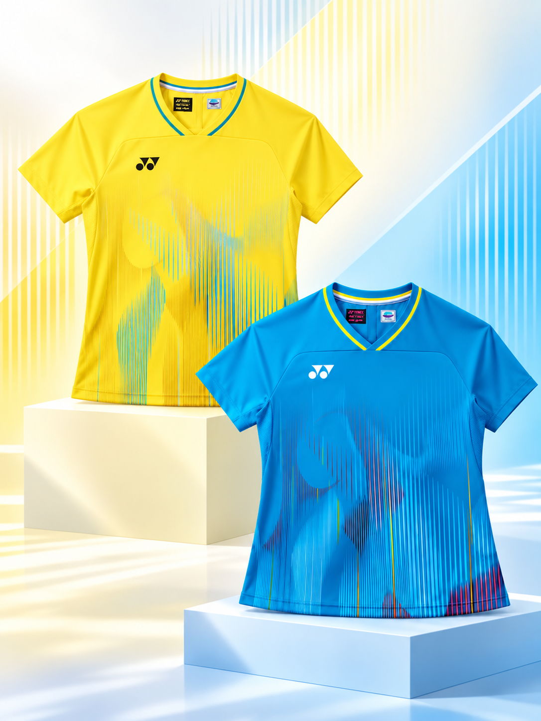 Yonex 10735YX Mens Crew Neck Japan National Tournament Shirt (Made in Japan)