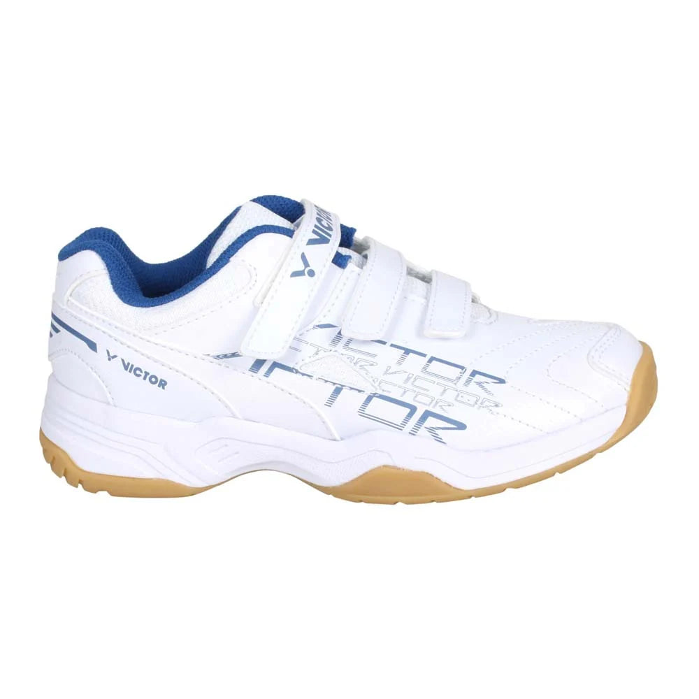 Victor A170JR WHITE/NAUTICAL BLUE Badminton Junior Shoes
