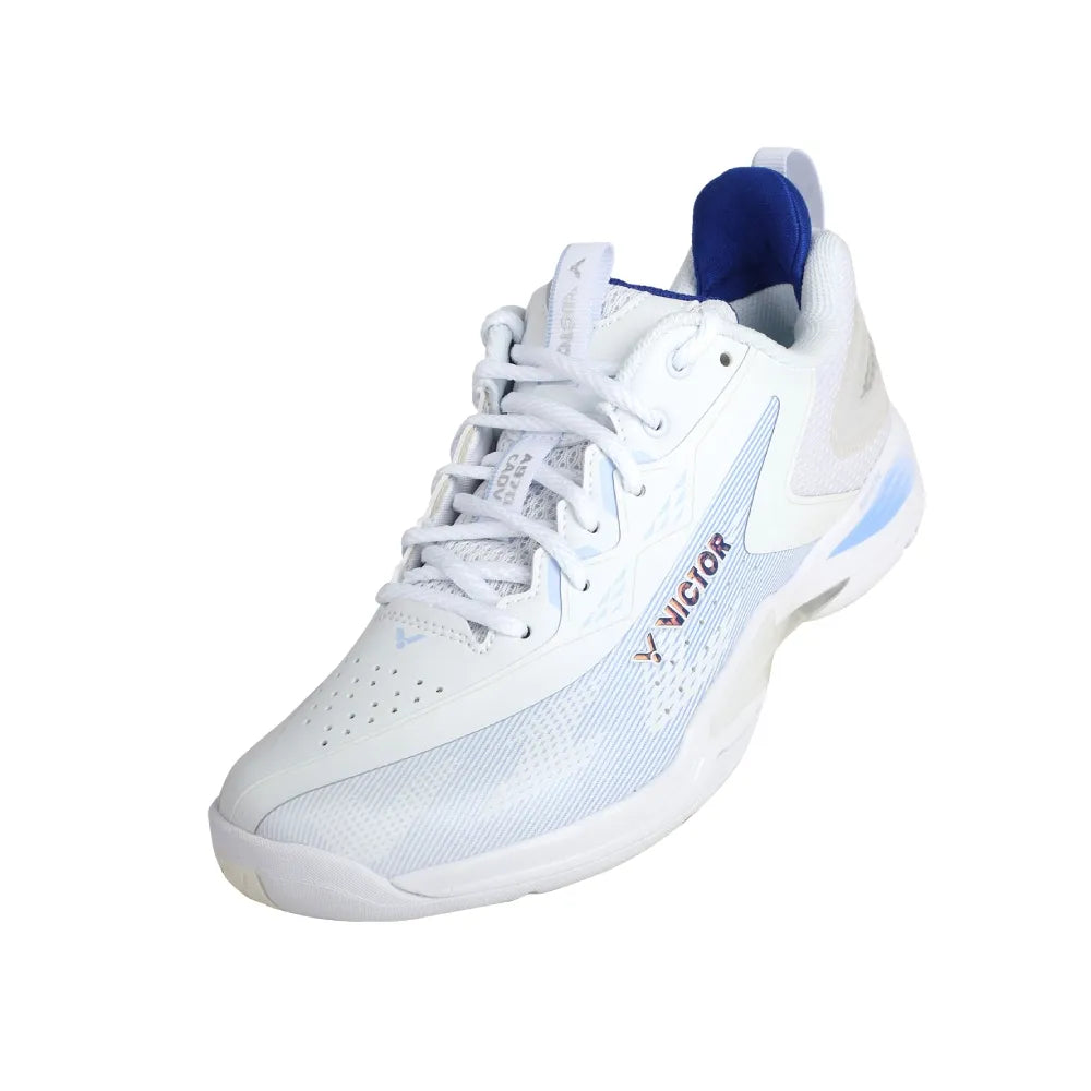 Victor A970cADV AM WHITE/CORYDALIS BLUE Badminton Shoes
