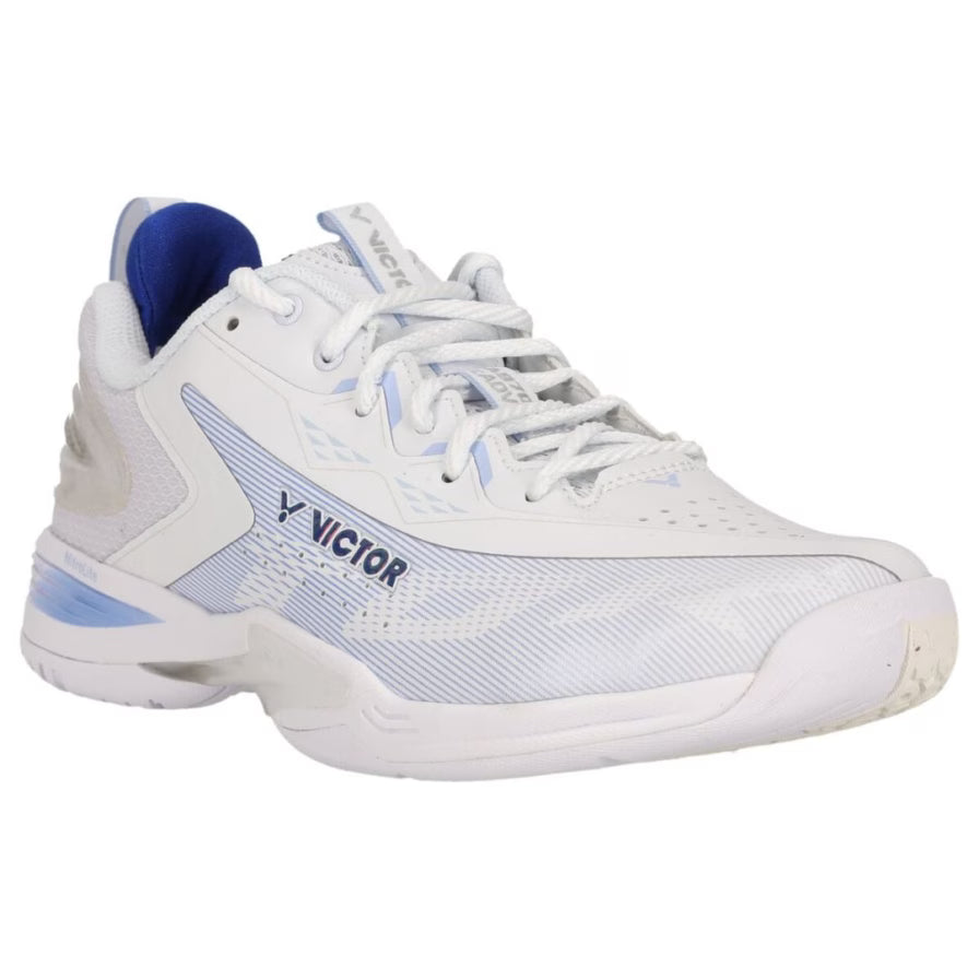 Victor A970cADV WHITE/CORYDALIS BLUE Badminton Shoes