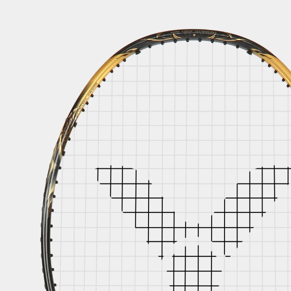 Victor Auraspeed PANTHER 4U/G5 83gram Leopard Black Badminton Racquet (Frame)
