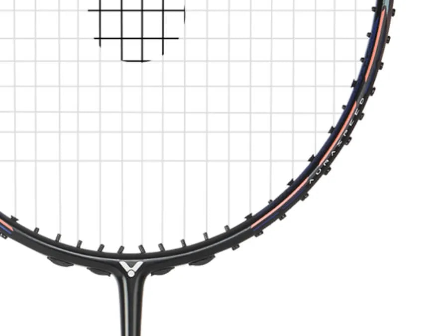 Victor AuraSpeed Hypersonic HS Plus 4U 83g Black Badminton Racquet (Frame)