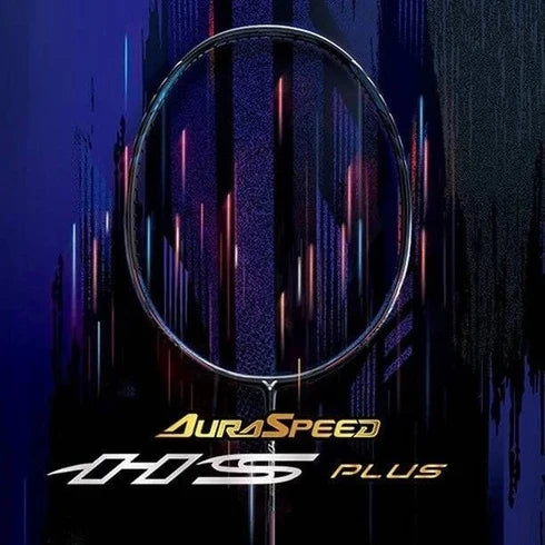 Victor AuraSpeed Hypersonic HS Plus 4U 83g Black Badminton Racquet (Frame)
