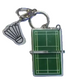 Badminton Key Chain