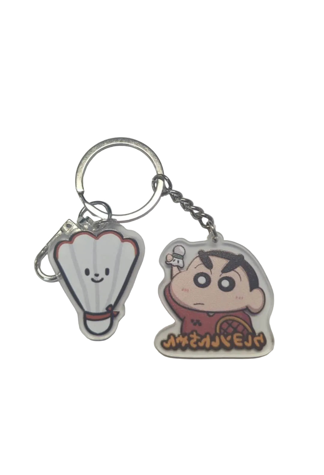 Badminton Key Chain