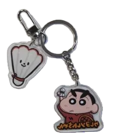 Badminton Key Chain