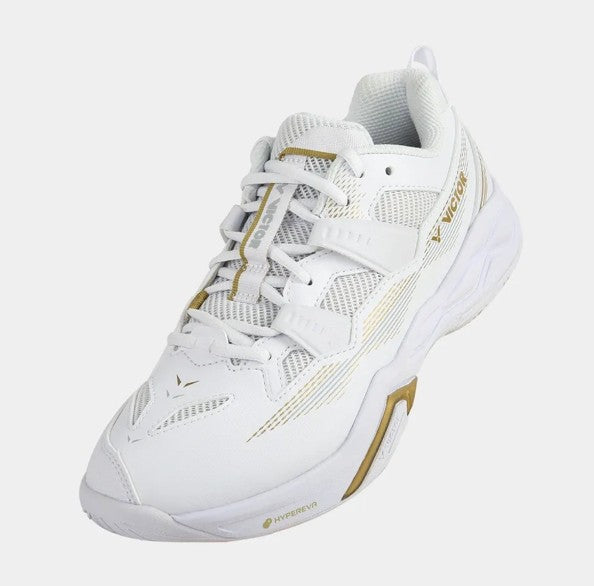 Victor C60 AX White/Rich Gold Badminton Shoes
