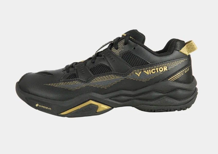 Victor C60 CX Black/Rich Gold Badminton Shoes