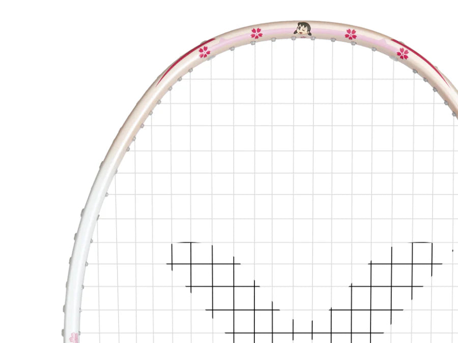 Victor x Doraemon 4U/G5 83gram Peach Pink Badminton Racquet (Frame)