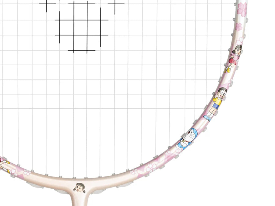 Victor x Doraemon 4U/G5 83gram Peach Pink Badminton Racquet (Frame)