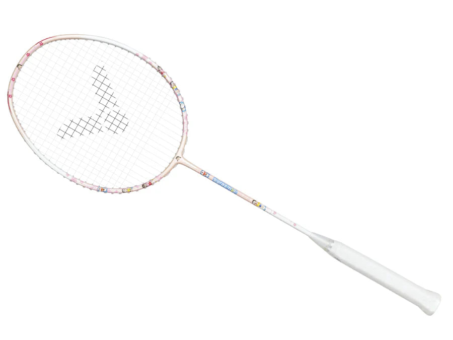 Victor x Doraemon 4U/G5 83gram Peach Pink Badminton Racquet (Frame)