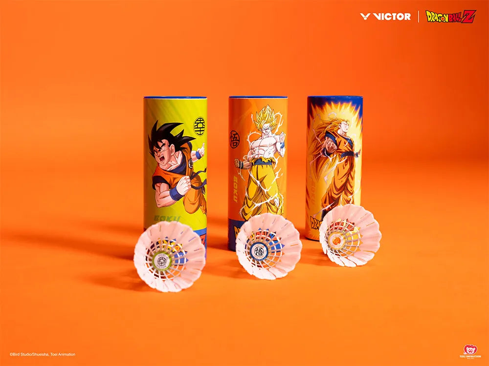Victor × Dragon Ball Z NCS_DBZ G/O/F Shuttlecocks (Set of 3 Tubes)