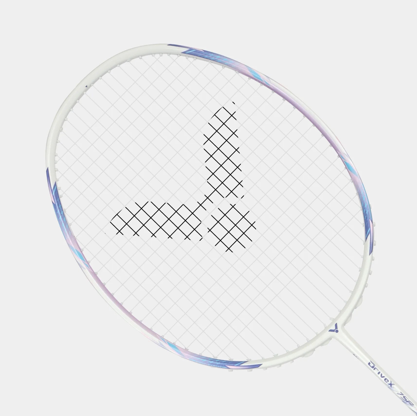 Victor DriveX 7SP AJ 4U/G6 83gram Lunar White Badminton Racquet (Frame)