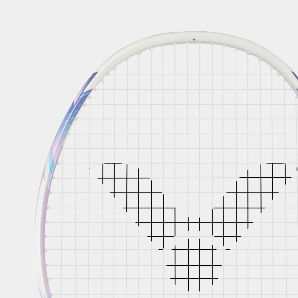 Victor DriveX 7SP AJ 4U/G6 83gram Lunar White Badminton Racquet (Frame)