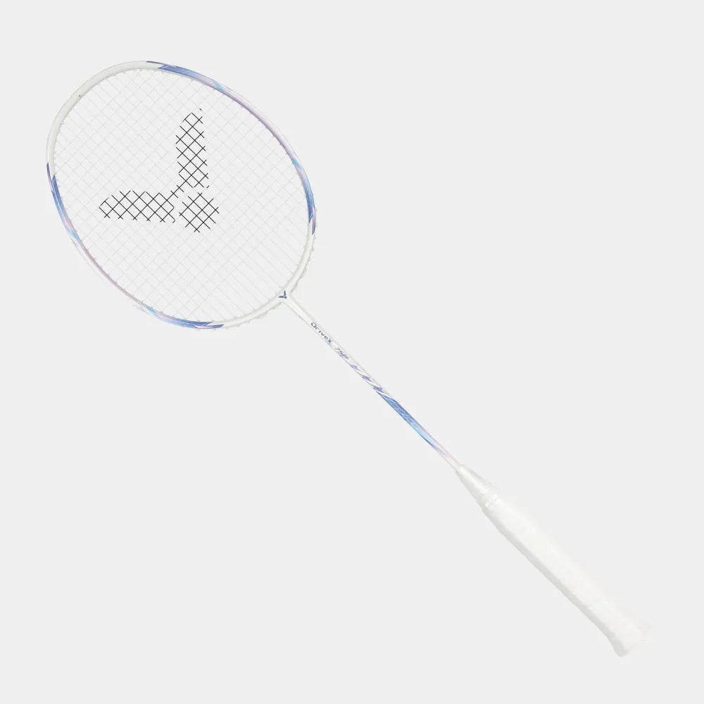 Victor DriveX 7SP AJ 4U/G6 83gram Lunar White Badminton Racquet (Frame)