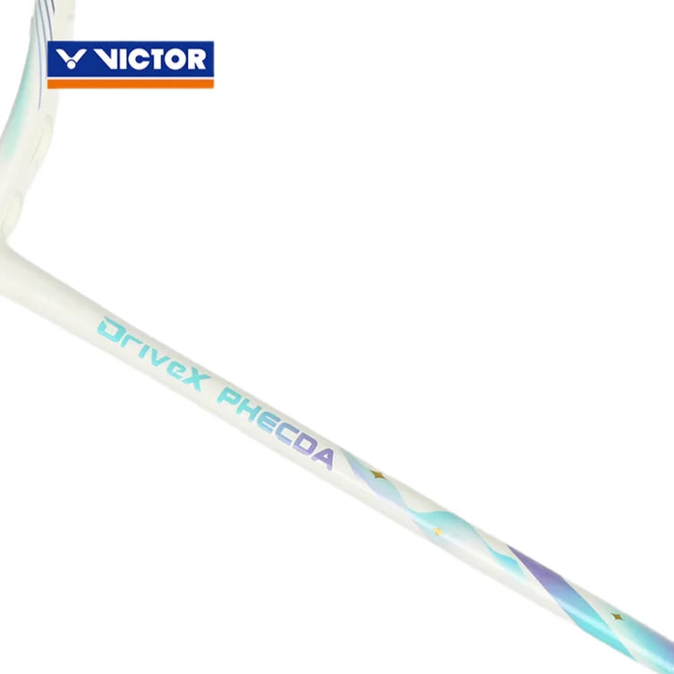 Victor DriveX Phecda 4U/G5 83gram Moonlight White Badminton Racquet (Frame)