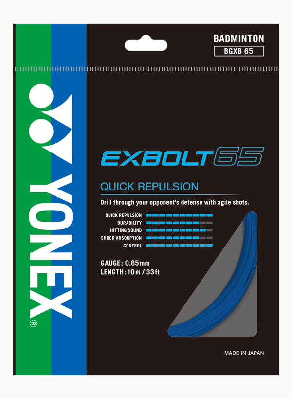 Yonex Exbolt 65 Badminton Racquet String 10m/pack