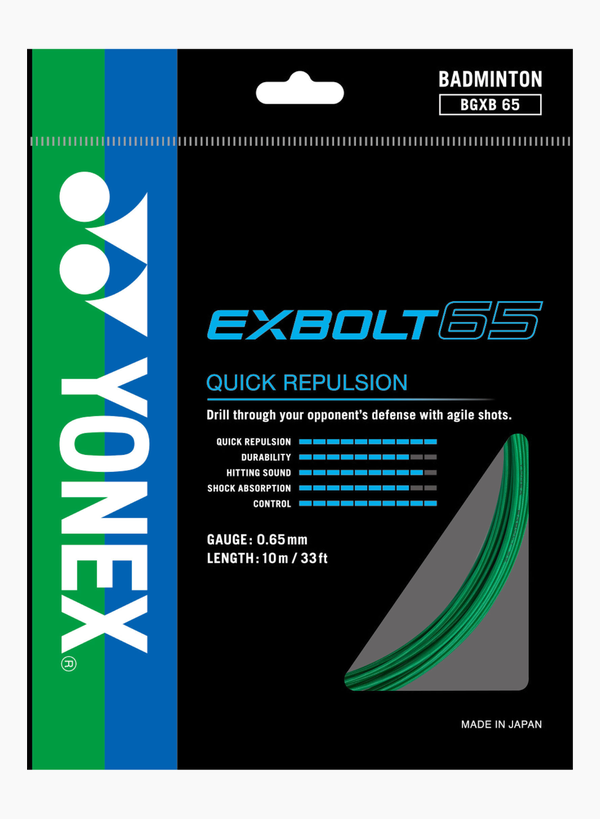 Yonex Exbolt 65 Badminton Racquet String 10m/pack