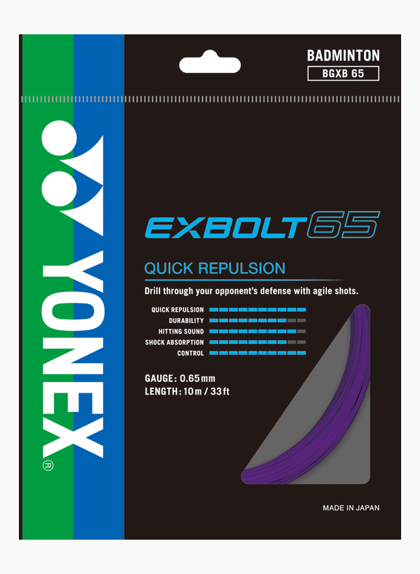 Yonex Exbolt 65 Badminton Racquet String 10m/pack