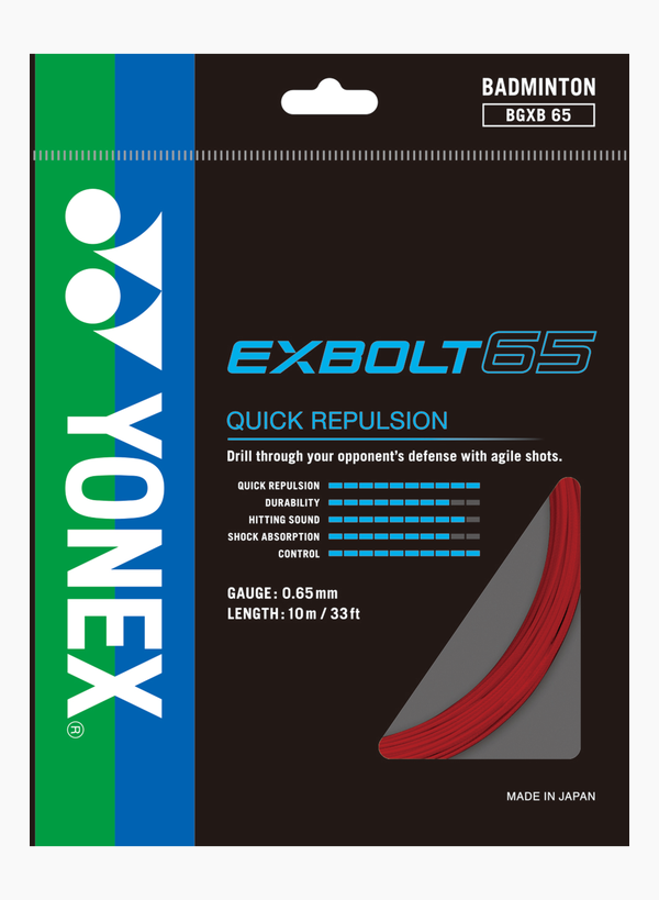Yonex Exbolt 65 Badminton Racquet String 10m/pack