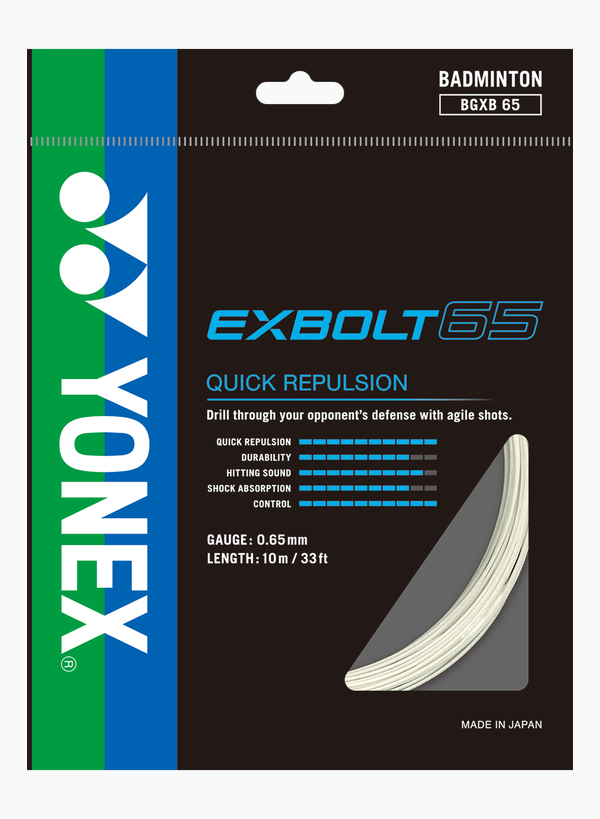Yonex Exbolt 65 Badminton Racquet String 10m/pack