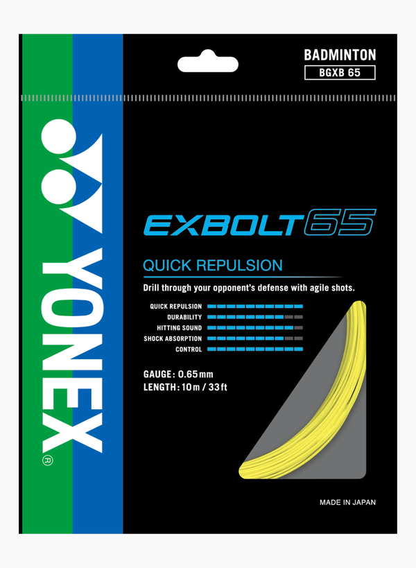 Yonex Exbolt 65 Badminton Racquet String 10m/pack