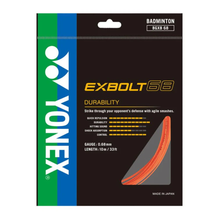 Yonex Exbolt 68 Badminton Racquet String 10m/pack