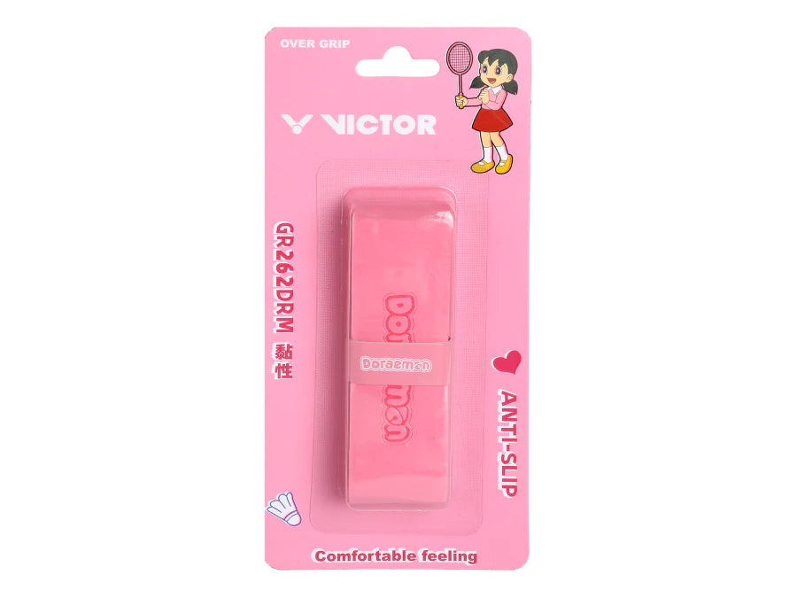 Victor x Doraemon Racket Grip GR262DRM I Pink