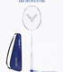 Victor AuraSpeed HS Plus VBC 4U/G5 83gram Bright White Badminton Racquet (Frame)