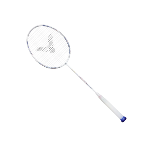 Victor AuraSpeed HS Plus VBC 4U Bright White Badminton Racquet (Frame)