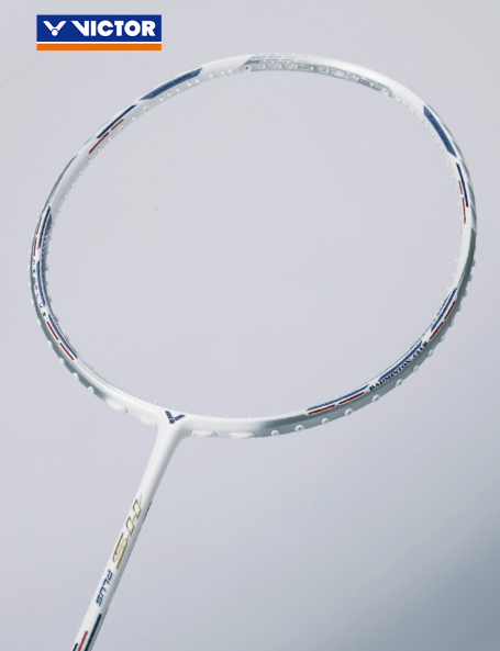 Victor AuraSpeed HS Plus VBC 4U Bright White Badminton Racquet (Frame)