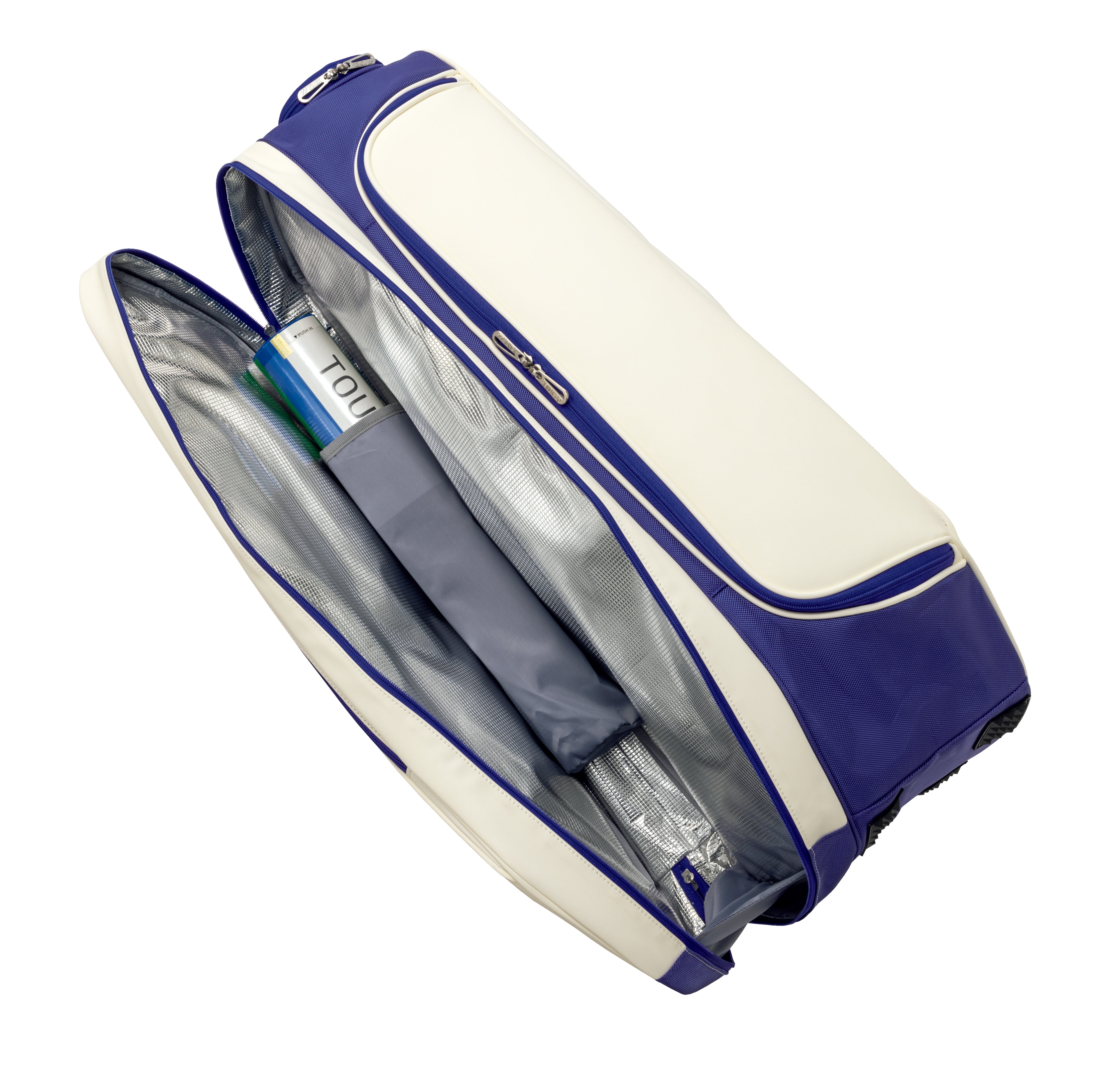 Yonex BA02526EX Expert Racquet Bag-White/Deep Blue